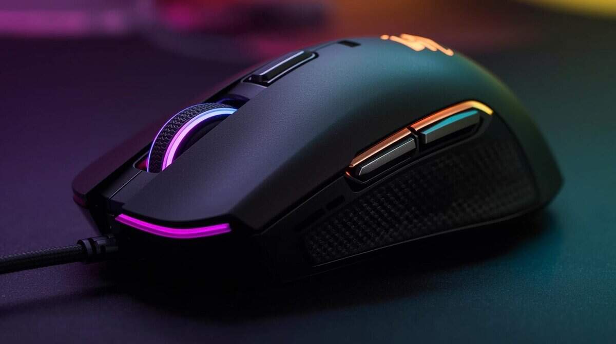 A colorful gaming mouse that's an option for the best gaming mouse under $50