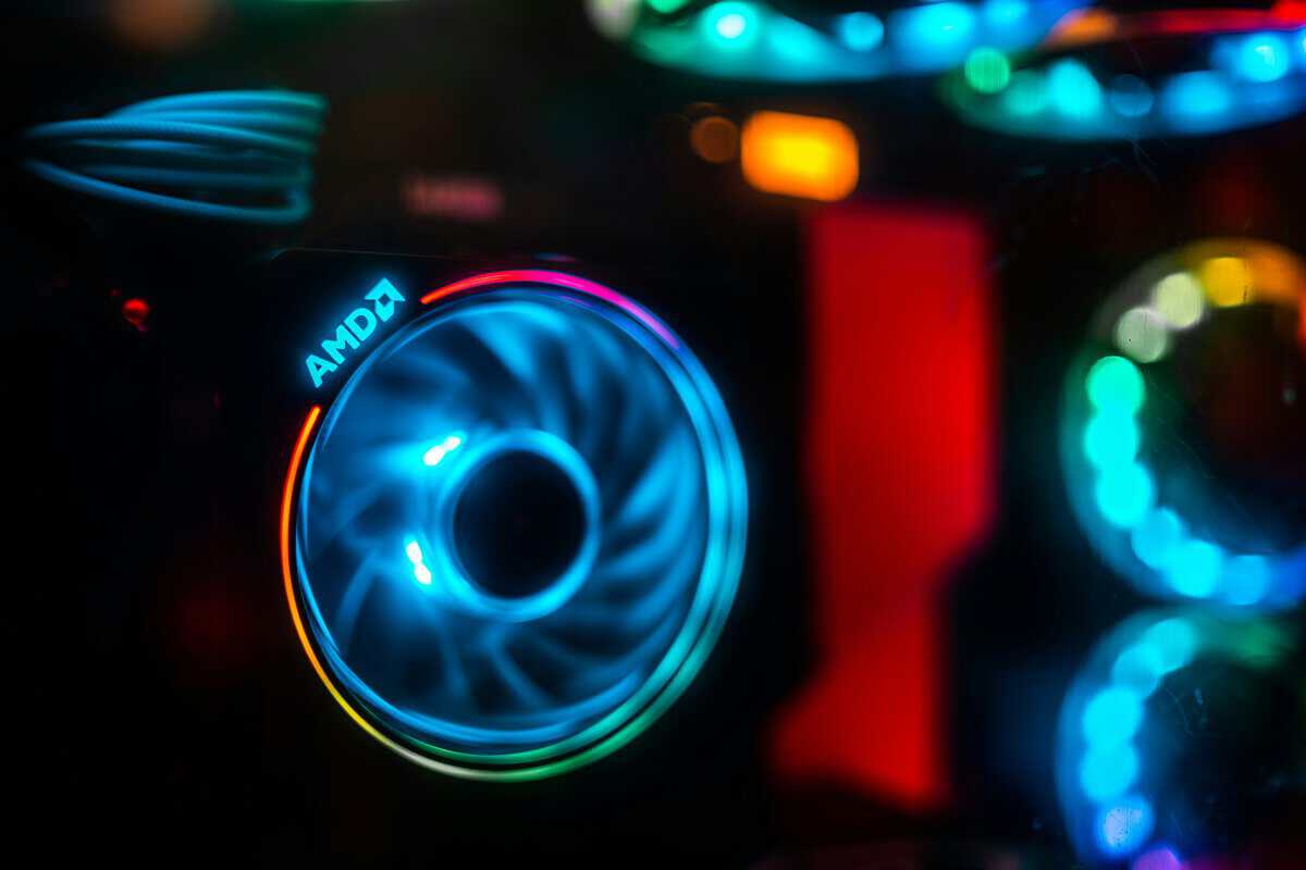 Two graphics cards side by side on a desk — the kind of head-to-head visual the AMD vs NVIDIA GPU debate usually comes down to